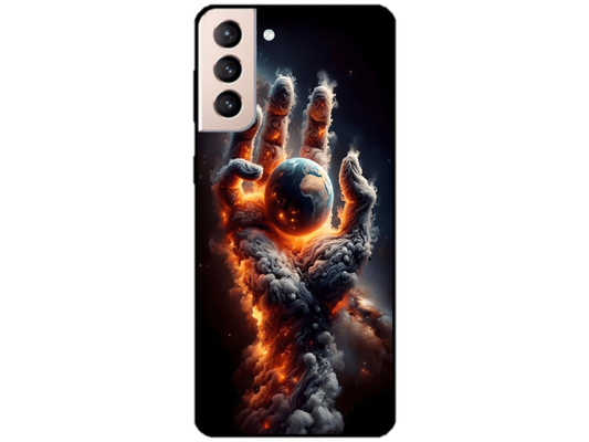 Skin Hand of Earth, compatibil cu Samsung Galaxy S21 Plus 5G, M0212