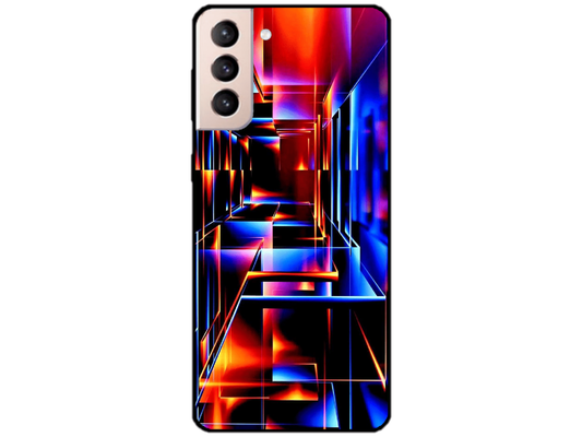 Skin Abstract Square, compatibil cu Samsung Galaxy S22 5G, M0229