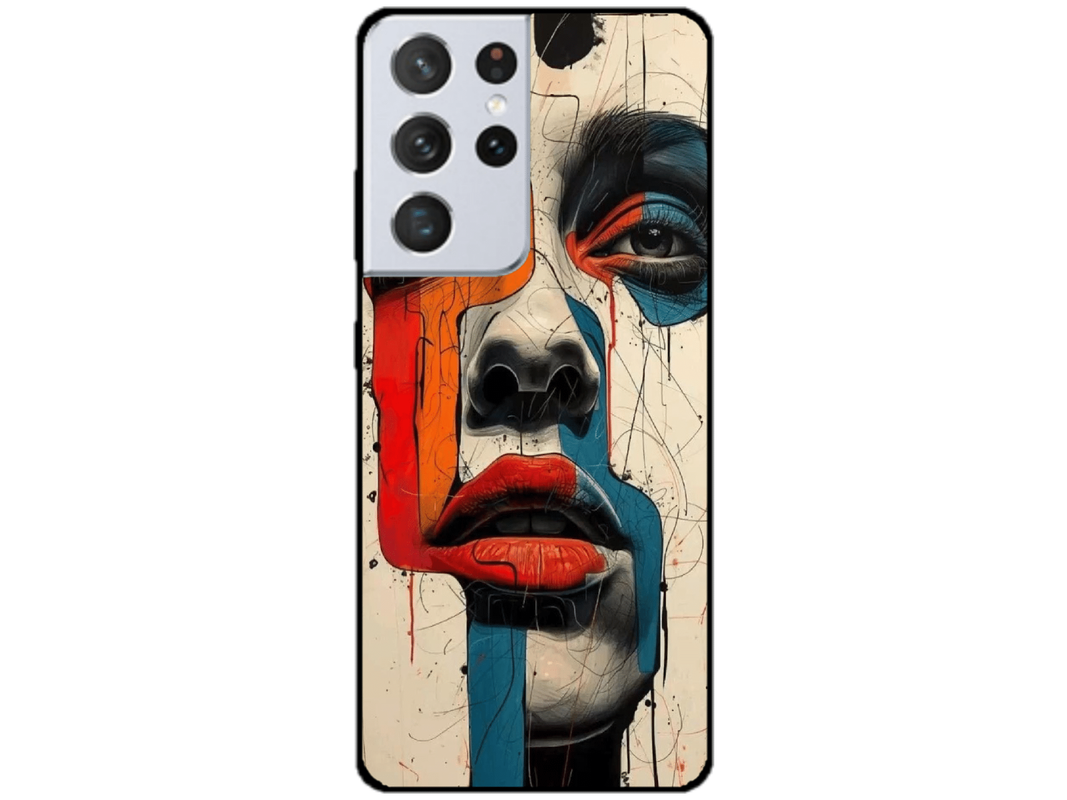 Skin Facepaint, compatibil cu Samsung Galaxy S21 Ultra 5G, M0012