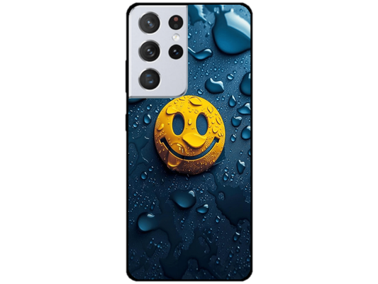 Skin Smiley Rain, compatibil cu Samsung Galaxy S21 Ultra 5G, M0028