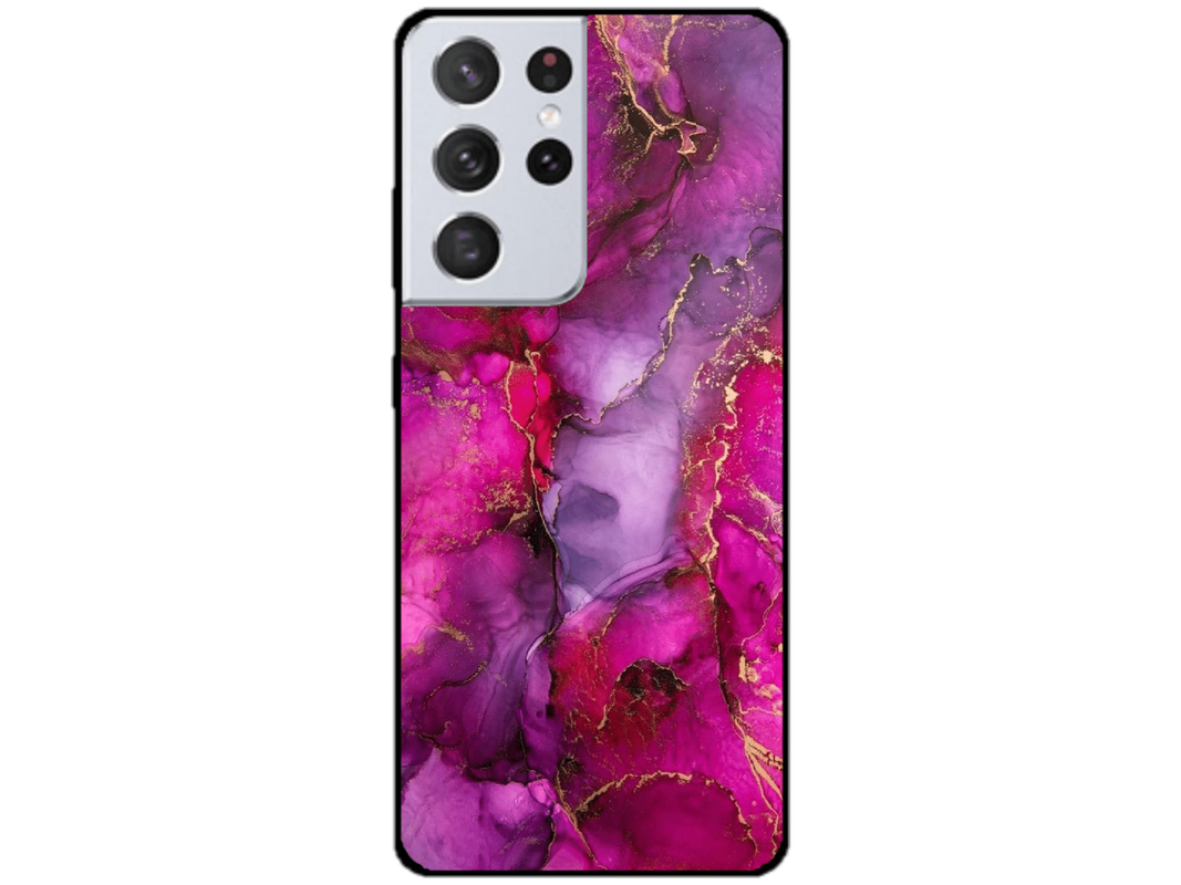 Skin Pink Marble, compatibil cu Samsung Galaxy S21 Ultra 5G, M0043