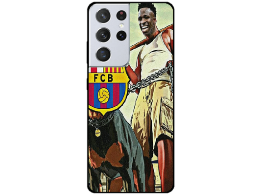 Skin FC Barcelona 1, compatibil cu Samsung Galaxy S21 Ultra 5G, M0055