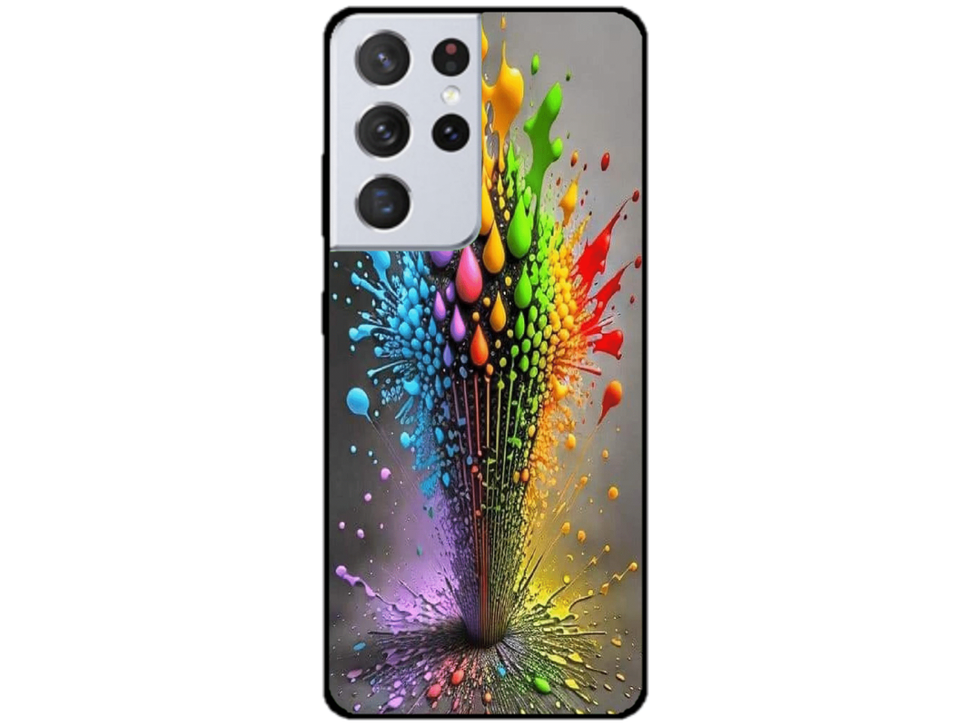 Skin Paint Bomb, compatibil cu Samsung Galaxy S21 Ultra 5G, M0067