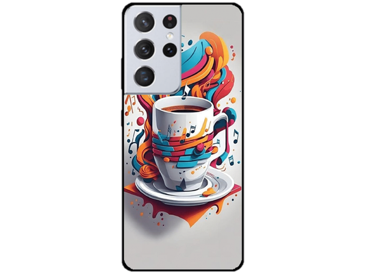 Skin Coffee, compatibil cu Samsung Galaxy S21 Ultra 5G, M0076