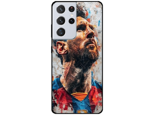 Skin Messi 1, compatibil cu Samsung Galaxy S21 Ultra 5G, M0077