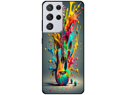 Skin Rainbow Music 2, compatibil cu Samsung Galaxy S21 Ultra 5G, M0101
