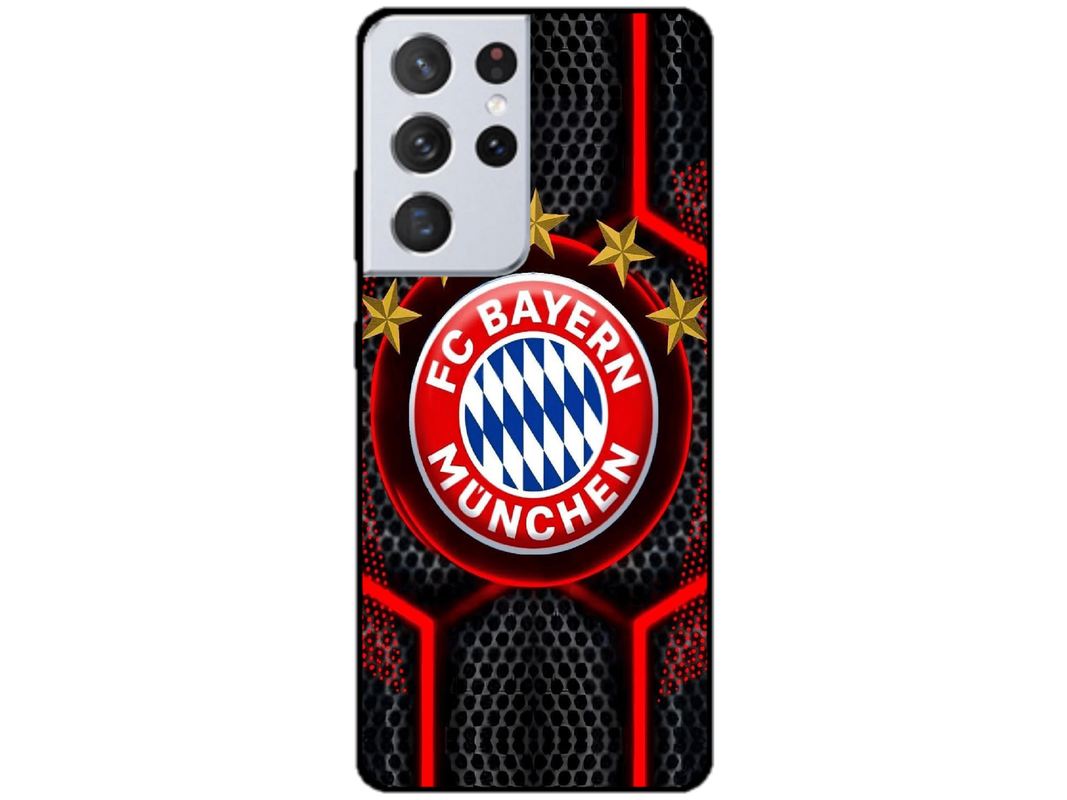 Skin FC Bayern 3, compatibil cu Samsung Galaxy S21 Ultra 5G, M0107