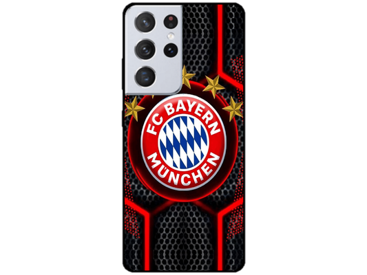 Skin FC Bayern 3, compatibil cu Samsung Galaxy S21 Ultra 5G, M0107