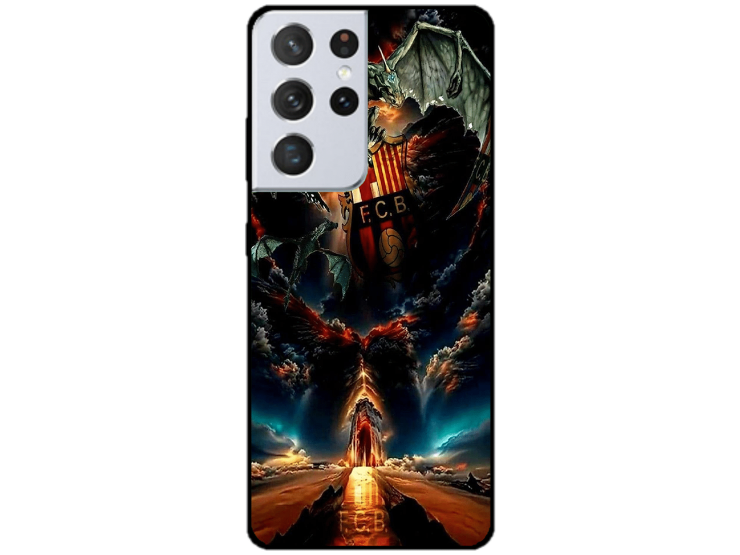 Skin FC Barcelona 2, compatibil cu Samsung Galaxy S21 Ultra 5G, M0121