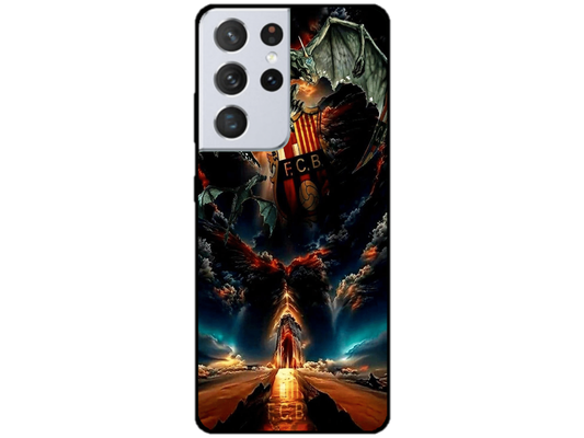 Skin FC Barcelona 2, compatibil cu Samsung Galaxy S21 Ultra 5G, M0121