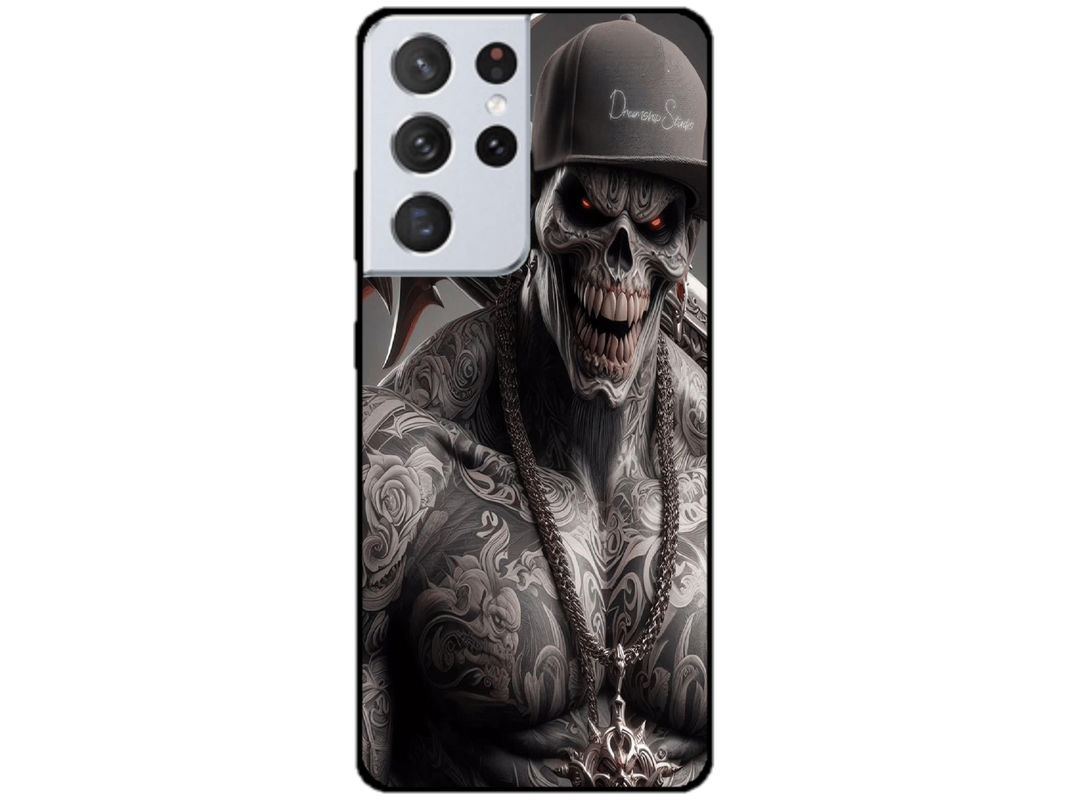 Skin Skullman, compatibil cu Samsung Galaxy S21 Ultra 5G, M0146