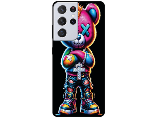 Skin Rainbow Bear 1, compatibil cu Samsung Galaxy S21 Ultra 5G, M0158