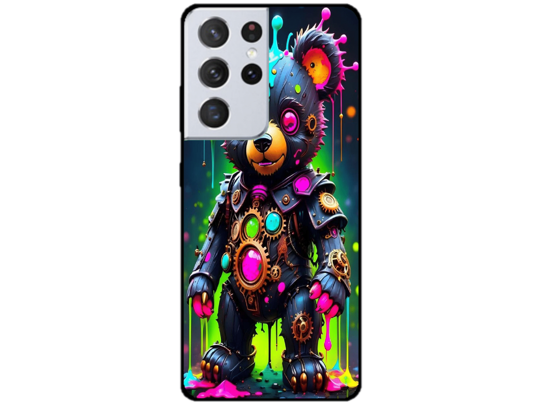 Skin Rainbow Bear 2, compatibil cu Samsung Galaxy S21 Ultra 5G, M0159