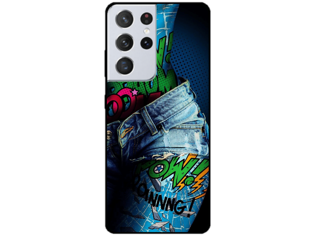 Skin Pow, compatibil cu Samsung Galaxy S21 Ultra 5G, M0188