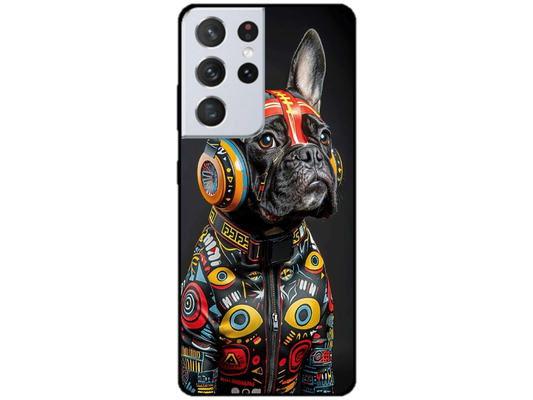 Skin Cool Dog 1, compatibil cu Samsung Galaxy S21 Ultra 5G, M0189