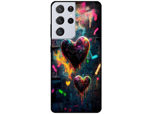 Skin Hearts, compatibil cu Samsung Galaxy S21 Ultra 5G, M0190