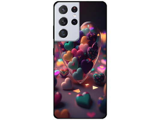 Skin Heart of Hearts, compatibil cu Samsung Galaxy S21 Ultra 5G, M0220