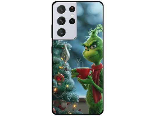 Skin Grinch, compatibil cu Samsung Galaxy S21 Ultra 5G, M0222