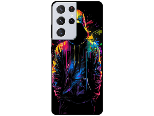 Skin Rebel Hoodie, compatibil cu Samsung Galaxy S21 Ultra 5G, M0242