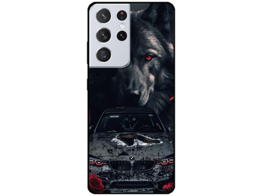 Skin Wolf, compatibil cu Samsung Galaxy S21 Ultra 5G, M0245