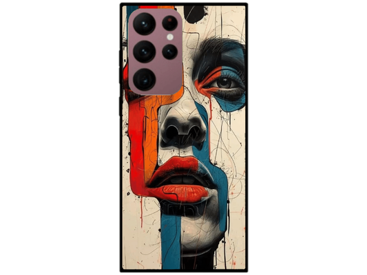 Skin Facepaint, compatibil cu Samsung Galaxy S22 Ultra 5G, M0012