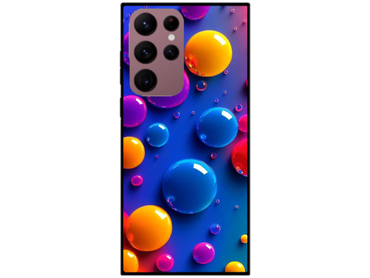 Skin Rainbow Drops 1, compatibil cu Samsung Galaxy S22 Ultra 5G, M0029