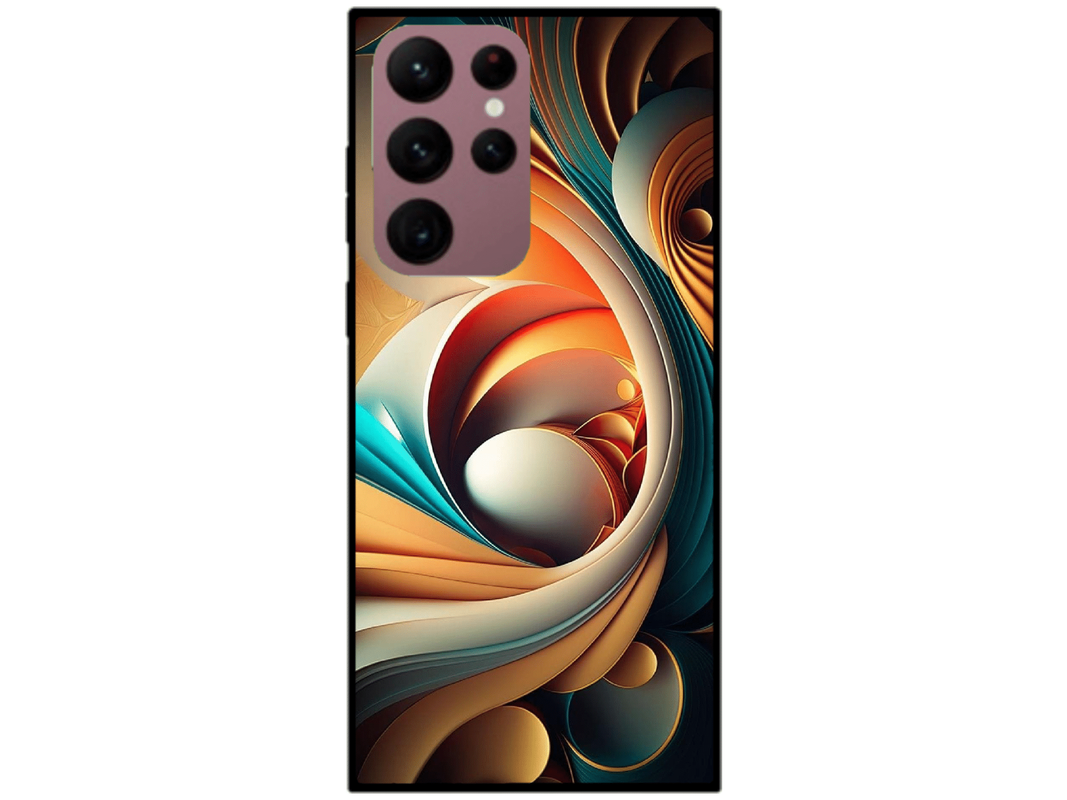 Skin Abstract, compatibil cu Samsung Galaxy S22 Ultra 5G, M0041