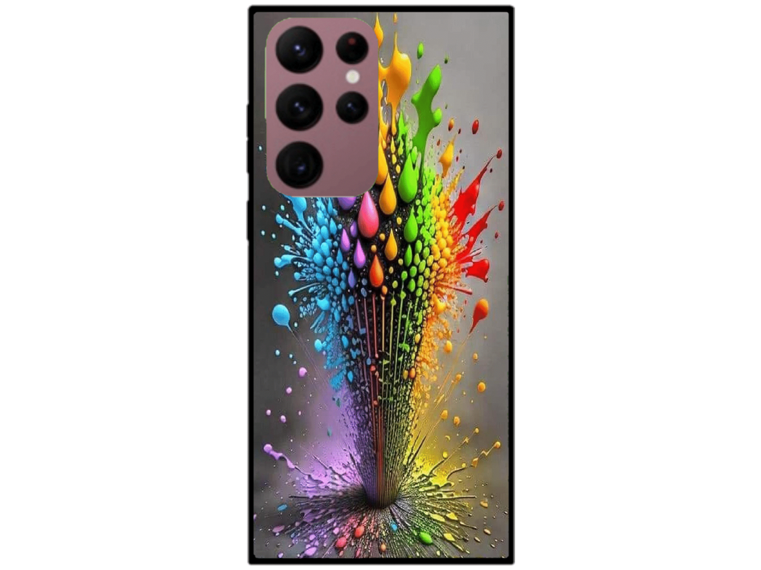 Skin Paint Bomb, compatibil cu Samsung Galaxy S22 Ultra 5G, M0067