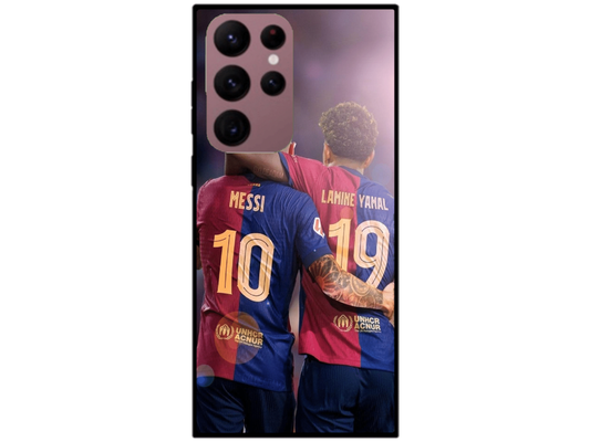 Skin Messi si Yamal, compatibil cu Samsung Galaxy S22 Ultra 5G, M0074