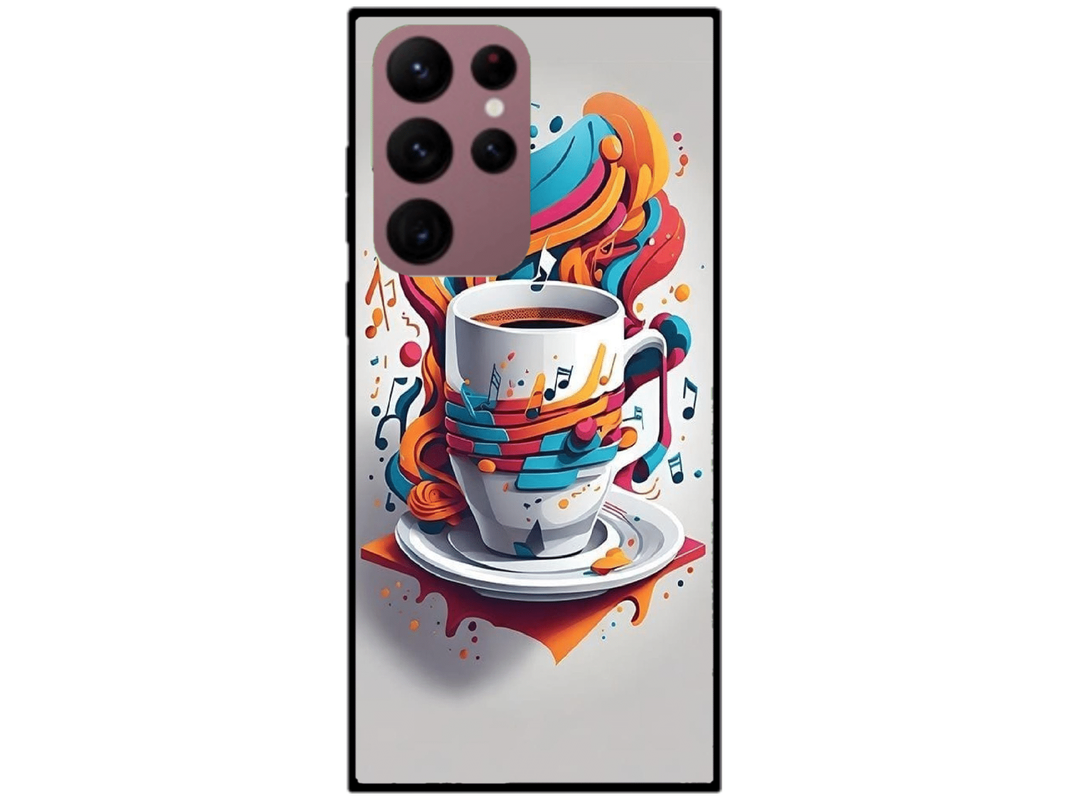 Skin Coffee, compatibil cu Samsung Galaxy S22 Ultra 5G, M0076