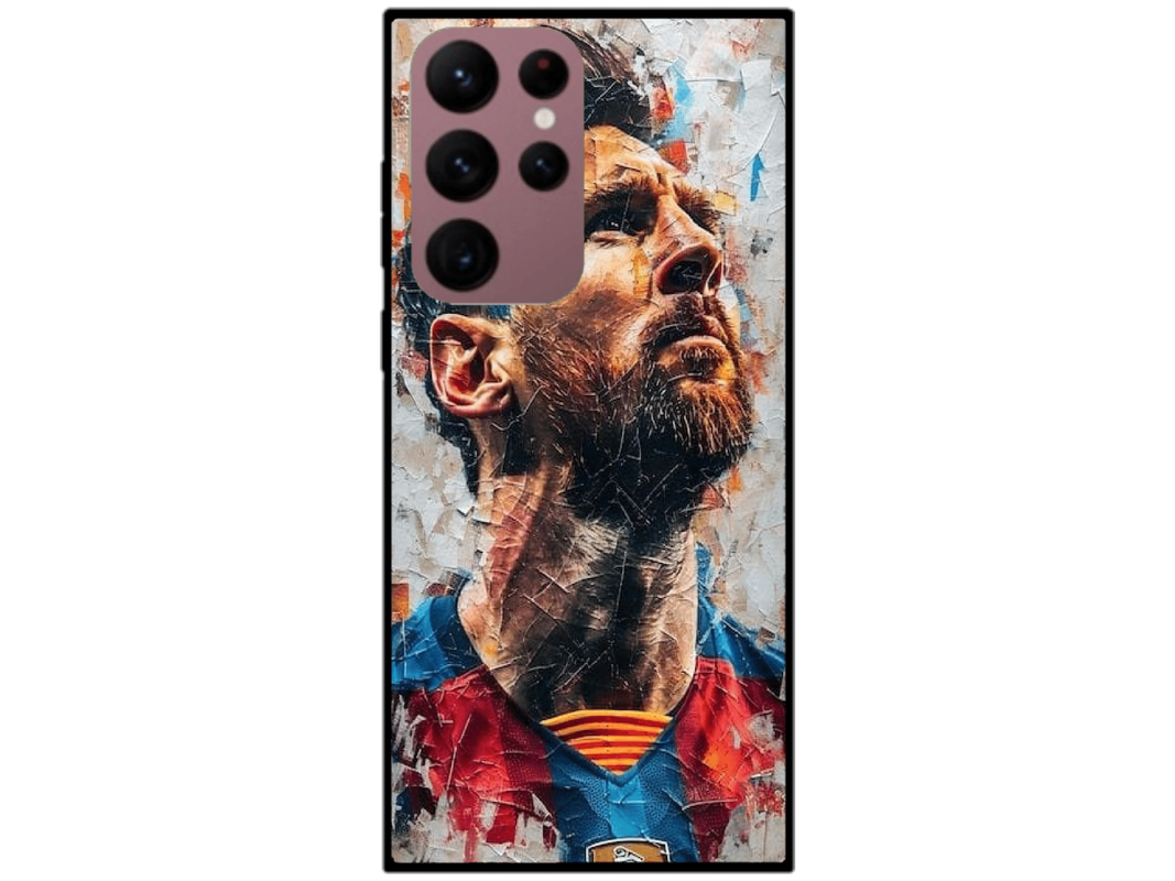 Skin Messi 1, compatibil cu Samsung Galaxy S22 Ultra 5G, M0077