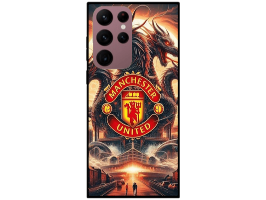 Skin Manchester United 1, compatibil cu Samsung Galaxy S22 Ultra 5G, M0096