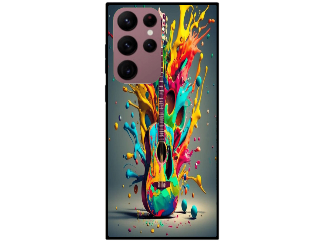 Skin Rainbow Music 2, compatibil cu Samsung Galaxy S22 Ultra 5G, M0101