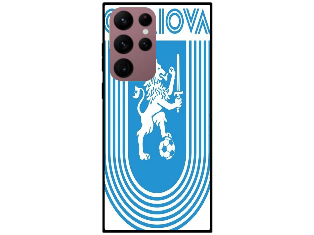 Skin FC Craiova, compatibil cu Samsung Galaxy S22 Ultra 5G, M0120