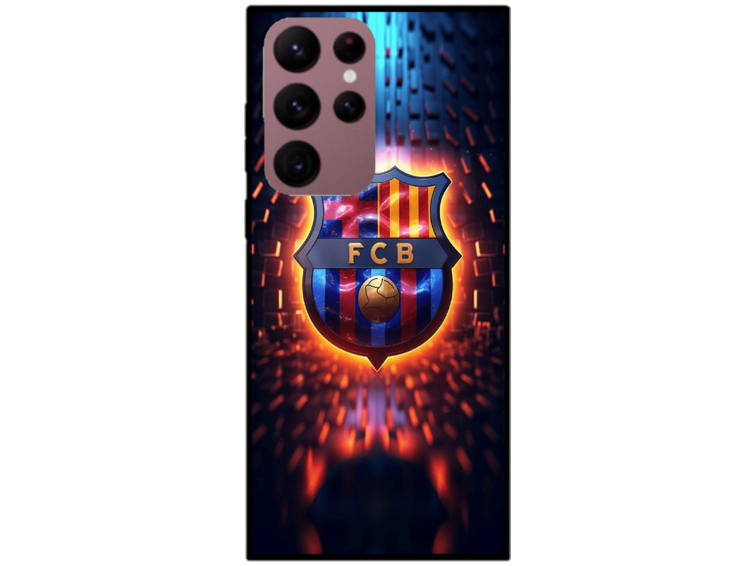 Skin FC Barcelona 3, compatibil cu Samsung Galaxy S22 Ultra 5G, M0127