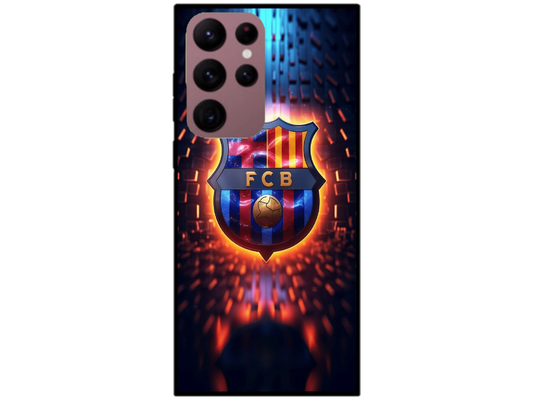Skin FC Barcelona 3, compatibil cu Samsung Galaxy S22 Ultra 5G, M0127