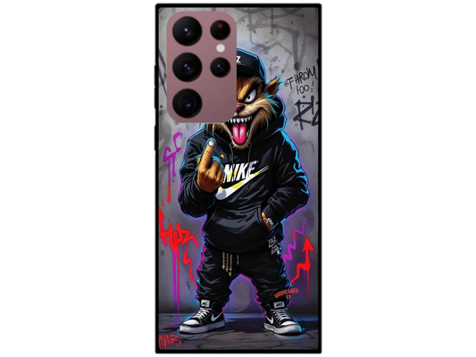 Skin Nike Cat, compatibil cu Samsung Galaxy S22 Ultra 5G, M0139