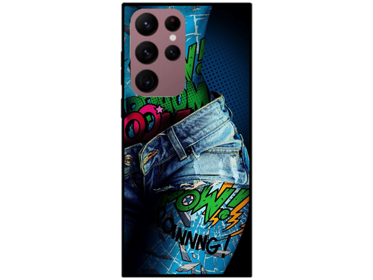 Skin Pow, compatibil cu Samsung Galaxy S22 Ultra 5G, M0188