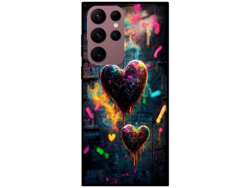 Skin Hearts, compatibil cu Samsung Galaxy S22 Ultra 5G, M0190