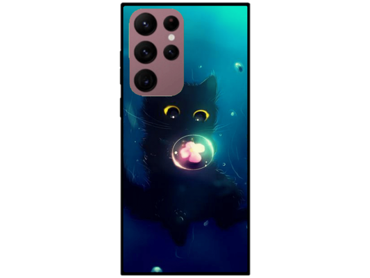 Skin Kitty, compatibil cu Samsung Galaxy S22 Ultra 5G, M0202
