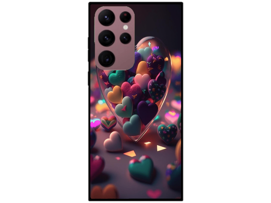 Skin Heart of Hearts, compatibil cu Samsung Galaxy S22 Ultra 5G, M0220