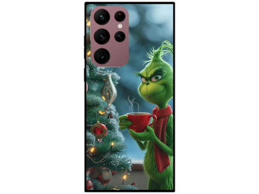 Skin Grinch, compatibil cu Samsung Galaxy S22 Ultra 5G, M0222