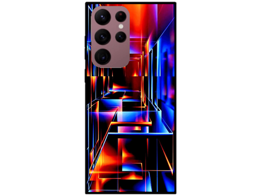 Skin Abstract Square, compatibil cu Samsung Galaxy S22 Ultra 5G, M0229