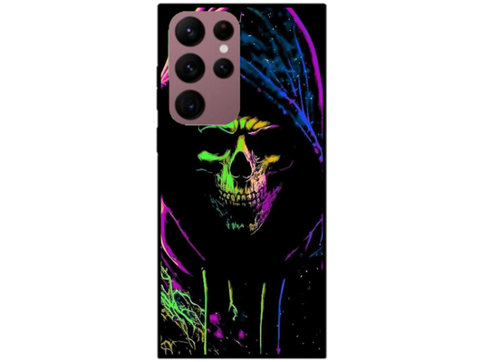 Skin Rebel Skull, compatibil cu Samsung Galaxy S22 Ultra 5G, M0233