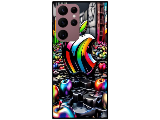 Skin Apple Logo, compatibil cu Samsung Galaxy S22 Ultra 5G, M0240
