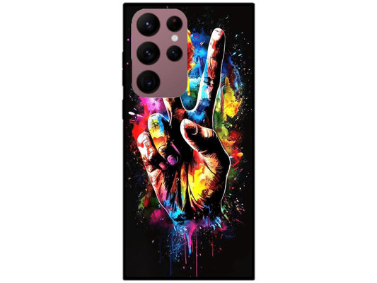 Skin Peace, compatibil cu Samsung Galaxy S22 Ultra 5G, M0241