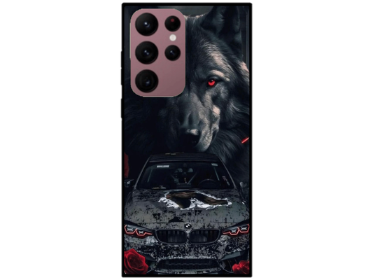 Skin Wolf, compatibil cu Samsung Galaxy S22 Ultra 5G, M0245