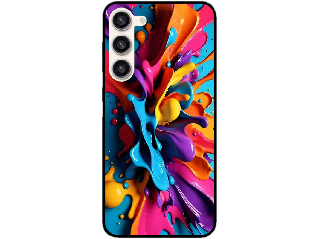 Skin Rainbow Drops 2, compatibil cu Samsung Galaxy S24, M0030