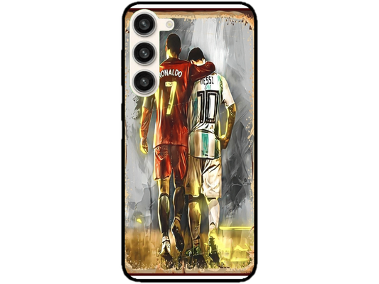 Skin Messi si Ronaldo 2, compatibil cu Samsung Galaxy S24 Plus, M0069
