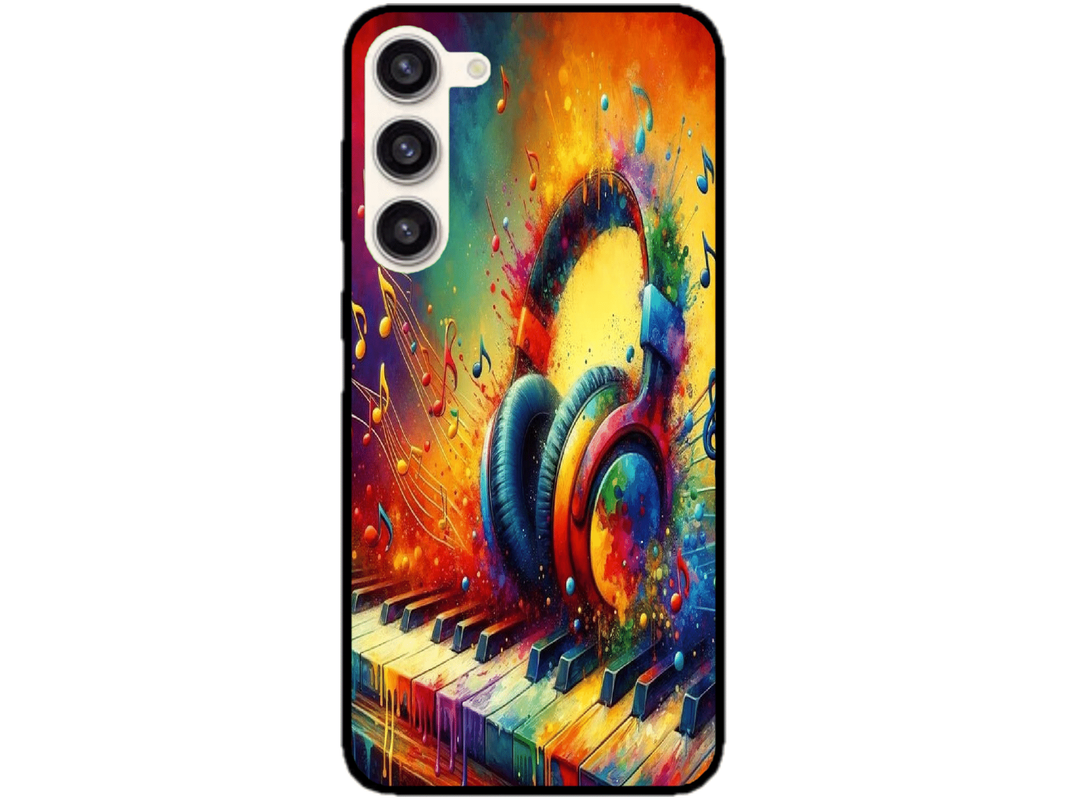 Skin Rainbow Music 1, compatibil cu Samsung Galaxy S23, M0089